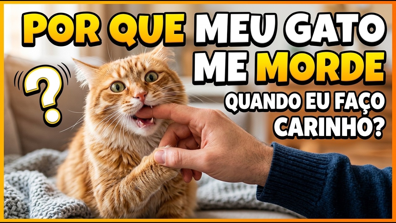 Por que o GATO me morde quando faço carinho - Gatil Hauser
