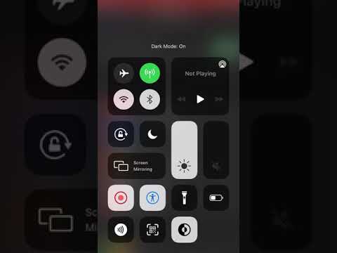( Setting 👉 Control centre 👉➕ Dark mode ) #apple #appleiphone #iphone