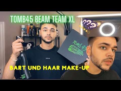 TOMB45 BEAM TEAM XL UNBOXING & REVIEW | HAAR UND BARTFARBE ZUM AUFSPRÜHEN | IST DAS SCHON MAKE_UP?