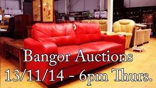 preview picture of video 'Bangor Auction Walk About 13/11/14 @ 6pm'