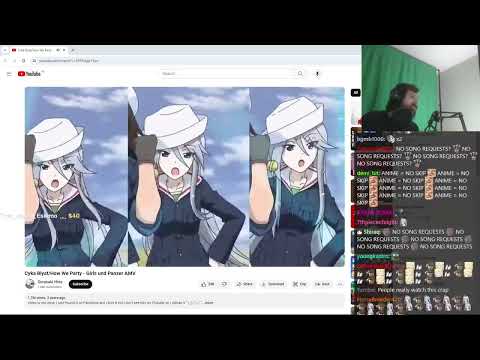 Forsen Reacts to Cyka Blyat/How We Party - Girls und Panzer AMV