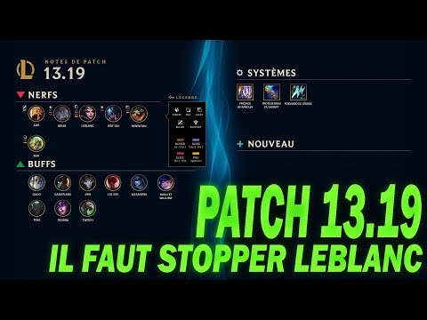PATCH 13.19 - Le patch DES WORLDS