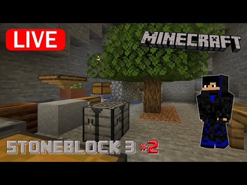 Figuring out CREATE Mod | Minecraft: Stoneblock 3 Ep. 2 🔴