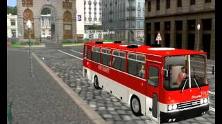 preview picture of video 'Trainz : Promenade en autobus...'