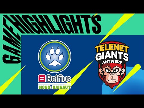 Belfius Mons-Hainaut vs. Telenet Giants Antwerp #BNXTLeague