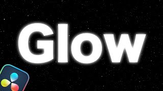How To Make GLOWING Text In DaVinci Resolve