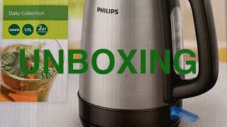 KETTLE PHILIPS 1,7L UNBOXING