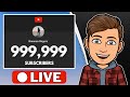 HITTING 1 MILLION SUBSCRIBERS LIVE