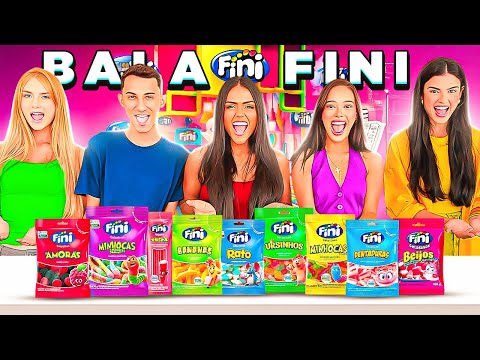 THE LAST ONE TO STOP EATING FINI CANDY WINS!!!