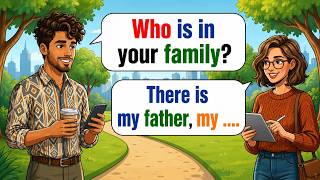 Speaking Practices I Talking About Family in English | Easy Conversation Practice for Beginners