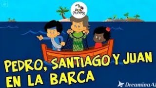 Pedro, Santiago y Juan en la barca - 3 Palabritas - Volumen 4