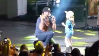 Luke Bryan With Little Girl Kylee - Someone Else Calling You Baby