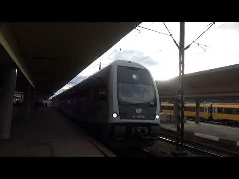 Osobní vlak 8843 odjezd Praha Smíchov