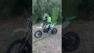 First dirt bike burnout