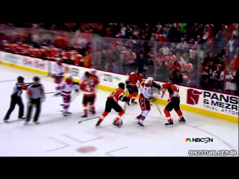 (HD) Capitals/Flyers Brawl (3-5-2014)