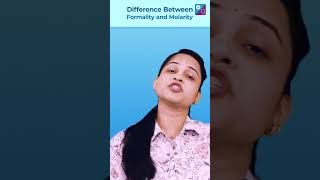 Difference Between Formality and Molarity | Rakhi Ma'am