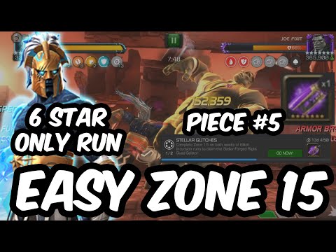 Easy Zone 15 Glitch Incursions 6 Star Aegon Guide - Star-Lord Piece #5  Marvel Contest of Champions