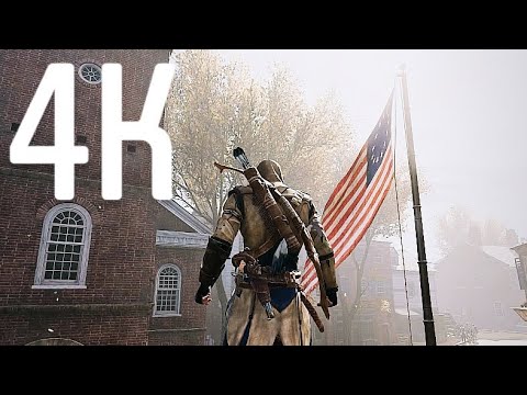 Assassin’s Creed III Remastered Satisfying Free Roam and Combat (No HUD/No Commentary) - PS5/4K