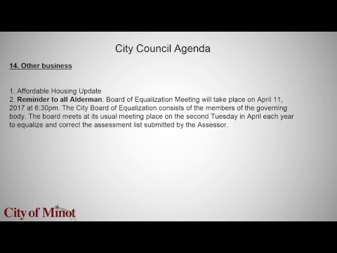 April City Council Meeting