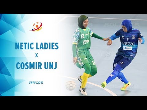 Netic Ladies Cibinong (1) vs (2) Cosmir UNJ Jakarta - Highlight Woman Pro Futsal League 2017