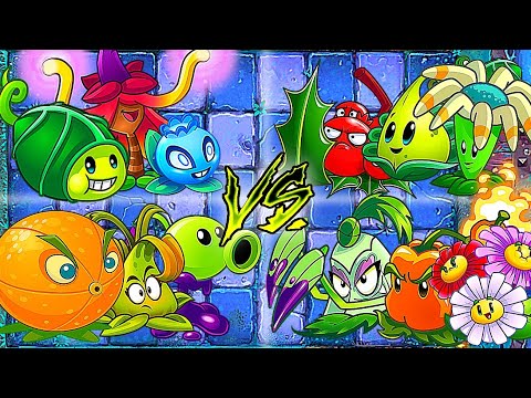 Random 4 Team Plants Battles - Which Team Will Win? - PvZ2 Team Plants vs Team Plants