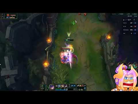 Kayn tentando pegar Fiora