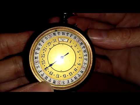 Very Rare Gun Metal Moon Face & Calendar Double Sided ( SOLD OUT )