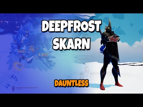 How to complete Slay a Deepfrost Skarn using any Frost weapon | Dauntless