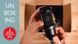 Video thumbnail for Audio-Technica AT2050 | Unboxing & Review Powered by You by Audio Test Kitchen