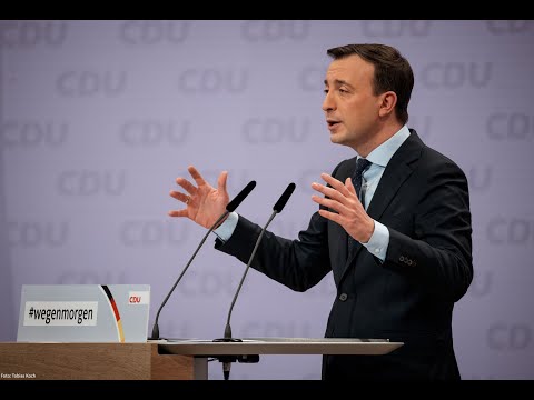Rede des CDU-Generalsekretärs Paul Ziemiak auf dem 33. Parteitag