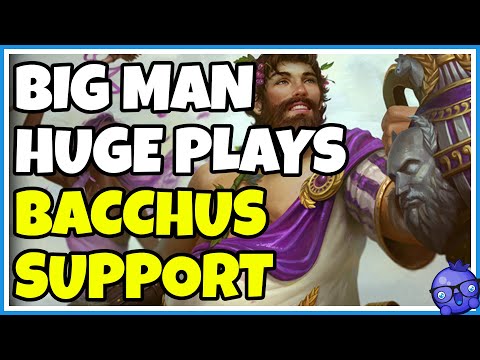 Big Bacchus Support plays in Smite Ranked Conquest