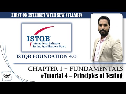 ISTQB Foundation 4.0 | Tutorial 4 | 1.3 Princípios de teste | Tutoriais da ISTQB Foundation | TM SQUARE