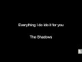 Everything i do i do it for you (The Shadows)