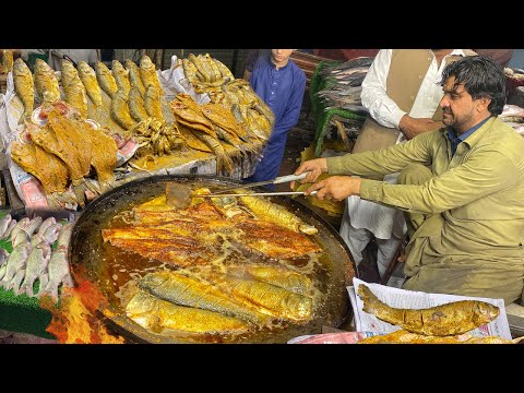 Popular BANGLADESHI Masala Fried Fish | BIGGEST Tawa Masala FISH FRY | Seafood Pakistani Street Food