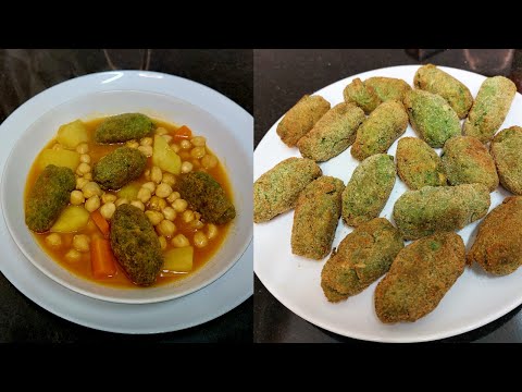 Receta potaje de Cuaresma, Con panecillos - Semana Santa