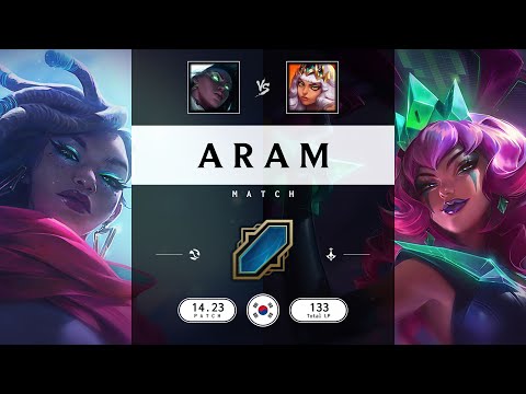 ARAM Match: Super Senna vs Super Qiyana - KR server Patch 14.23