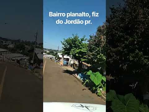 bairro Planalto Foz do Jordão Paraná
