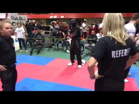 John Curatolo vs Robbie Lavoie and more exciting  Point Fighting Quebec Open