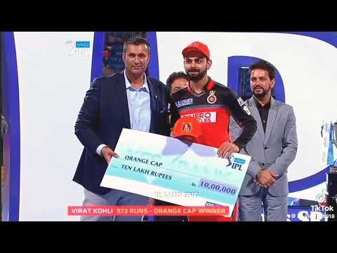 King #Rcb#Orangecap#973#2016#Vivo ipl.