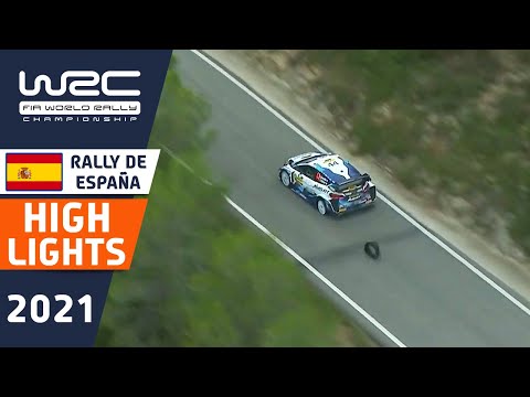WRC Highlights Day 2 Morning : RallyRACC Catalunya - Rally de España 2021
