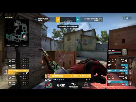 XANTARES 1vs3 Clutch - Eternal Fire vs LookingForOrg #forEF