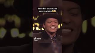 Bruno Mars impersonation of Michael Jackson
