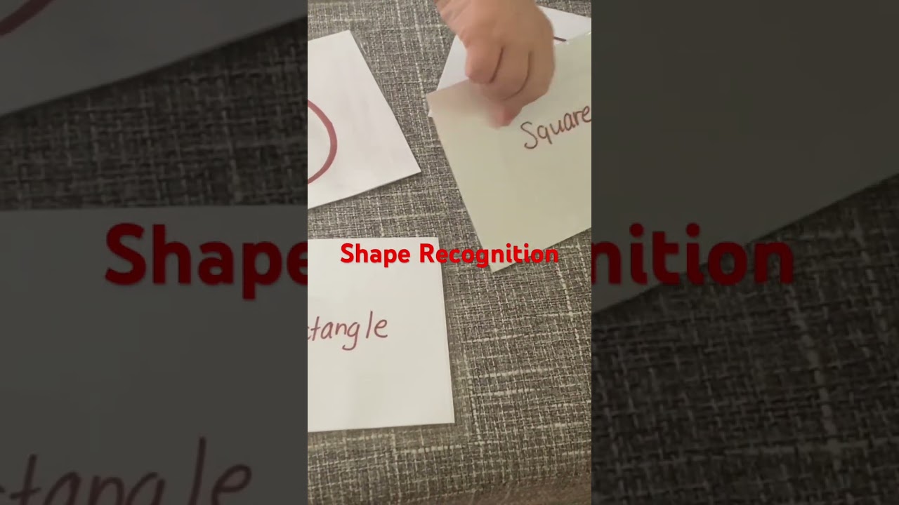 Shape Recognition-DIY Flashcards