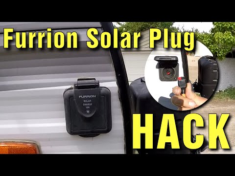 Furrion Solar Prep Plug Hack NOW 20 amp and wired with a PWM charge controller.