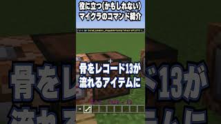 【マイクラ 1.21 】どんなアイテムもレコードに改造!!【コマンド紹介】#minecraft #ゲーム実況 #マインクラフト #shorts