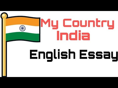 "My Country" in simple and easy words. Let's Learn English and Paragraphs. Video