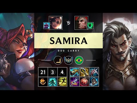 Samira ADC vs Swain - BR Challenger Patch 25.S1.3