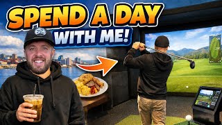 Day Off as a Golf Pro Turns Into a Long Drive Battle 😳