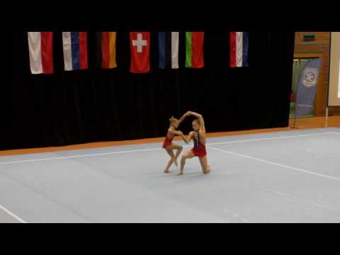 Sachsenpokal 2016   051   015   Women's Pair   Junior 1   Balance   GER   Oldenburger Turnerbund GER