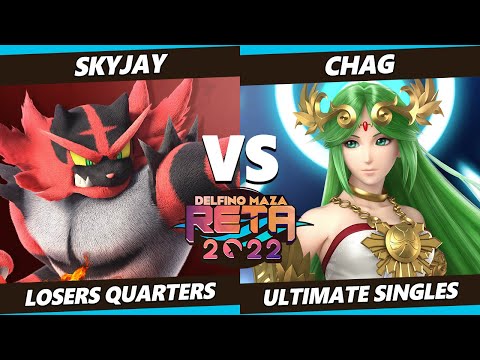 RETA 2022 Losers Quarters - Skyjay (Incineroar) Vs. Chag (Palutena) SSBU Ultimate Tournament